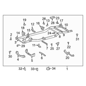 Toyota OE - Frame Rail
