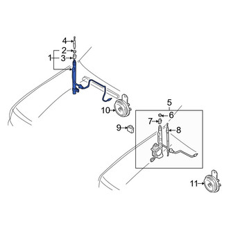 Toyota OE - Radio Antenna Base