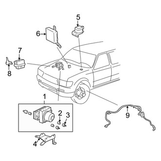 Toyota OE - Electrical - ABS Components (4-Wheel ABS)
