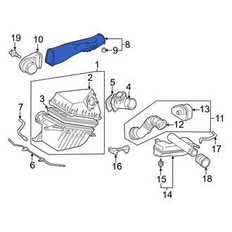 Toyota OE - Engine Air Intake Hose