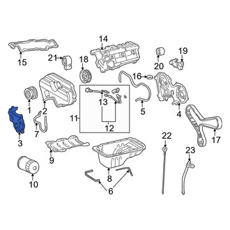 Toyota OE - Lower Engine Timing Cover