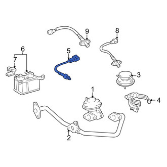 Toyota OE - Exhaust Gas Recirculation (EGR) Valve Temperature Sensor