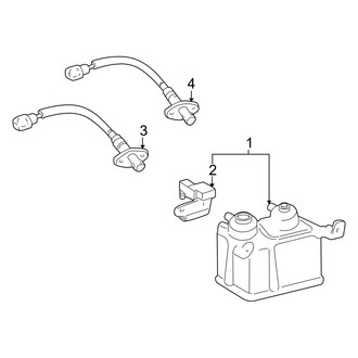 Toyota OE - Emission System - Emission Components (3.4L)