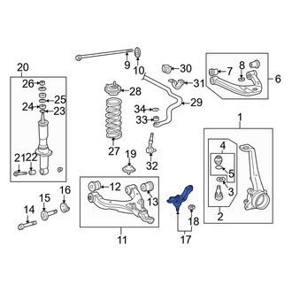 Toyota OE - Front Right Lower Suspension Ball Joint