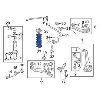 Toyota OE - Rear Coil Spring