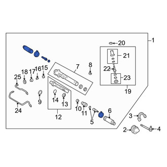 Toyota OE - Rack and Pinion Assembly