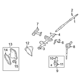 Toyota OE - Steering Column Assembly (W/O Tilt Wheel)