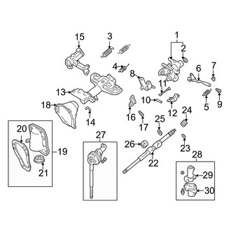 Toyota OE - Steering Column Assembly (With Tilt Wheel)