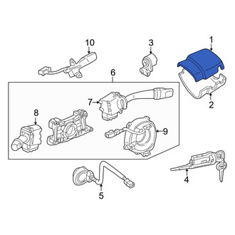 Toyota OE - Upper Steering Column Cover
