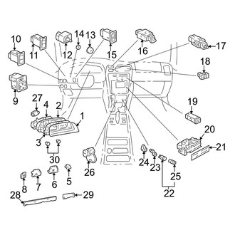 Toyota OE - Instrument Panel - Cluster & Switches