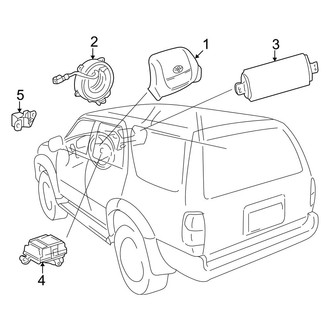Toyota OE - Restraint Systems - Air Bag Components