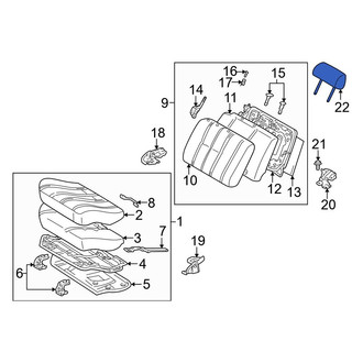 Toyota OE - Center Headrest