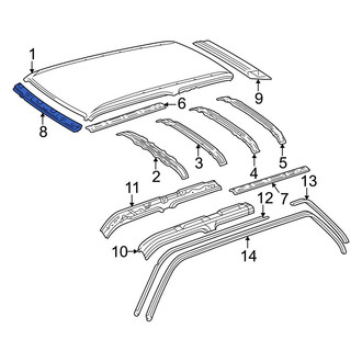 Toyota OE - Front Roof Header Panel