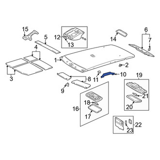 Toyota OE - Rear Interior Grab Bar