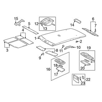 Toyota OE - Roof - Interior Trim (W/O Sunroof)