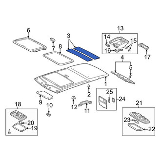 Toyota OE - Rear Roof Insulator