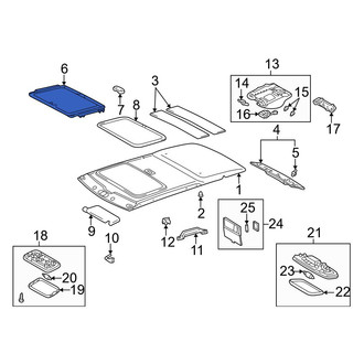 Toyota OE - Sunroof Cover