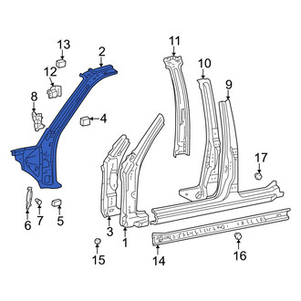 Toyota OE - Left Outer Body A-Pillar