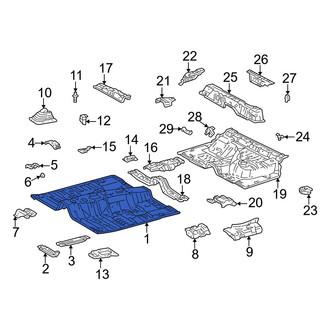 Toyota OE - Front Floor Pan