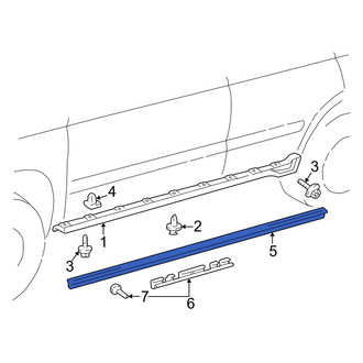 Toyota OE - Rear Side Body Trim Protector
