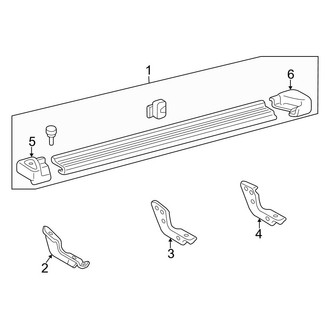 Toyota OE - Pillars, Rocker & Floor - Running Board (Dealer Installed), (Limited)