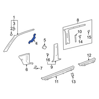 Toyota OE - Interior Grab Bar