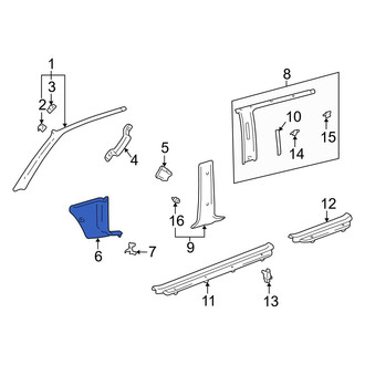 Toyota OE - Kick Panel Trim