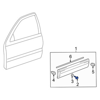 Toyota OE - Front Wheel Arch Flare Bolt