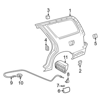 Toyota OE - Quarter Panel & Components