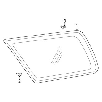 Toyota OE - Quarter Panel - Glass