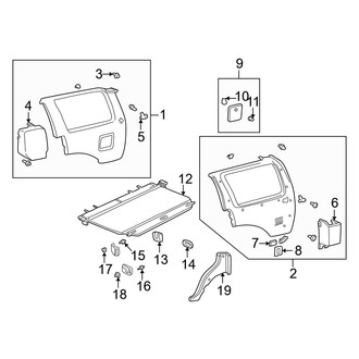 Toyota OE - Quarter Panel - Interior Trim