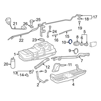 Toyota OE - Inner Fuel Tank Filler Neck Retaining Ring