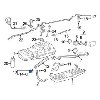 Toyota OE - Fuel Filler Neck Adapter