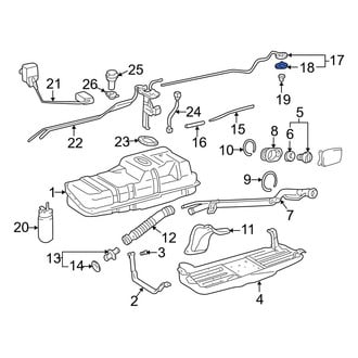 Toyota OE - Fuel Tank Vent Hose Gasket
