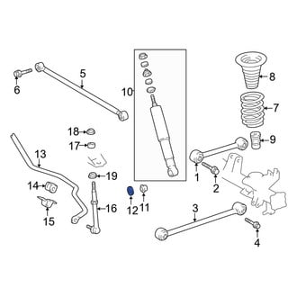 Toyota OE - Suspension Shock Absorber Mount Washer