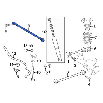 Toyota OE - Rear Lateral Arm