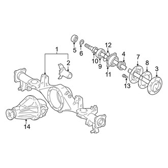 Toyota OE - Rear Suspension - Axle Housing