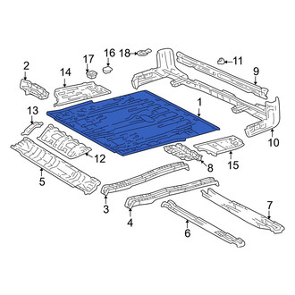 Toyota OE - Rear Floor Pan