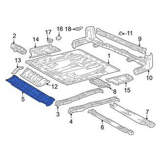 Toyota OE - Rear Floor Pan Crossmember