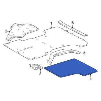 Toyota OE - Rear Floor Cover Panel