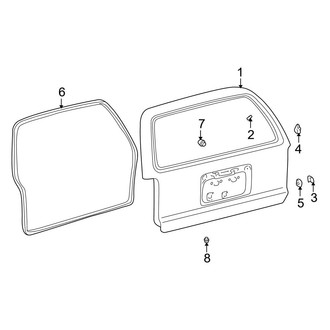 Toyota OE - Lift Gate - Gate & Hardware