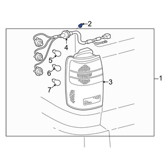 Toyota OE - Tail Light Clip