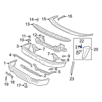 Toyota OE - Front Wheel Arch Flare Bolt