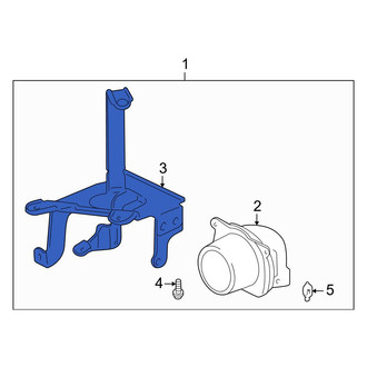 Toyota OE - Left Fog Light Bracket