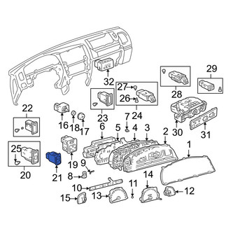 Toyota OE - Front Door Lock Switch