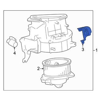 Toyota OE - HVAC Air Inlet Door Actuator