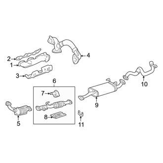 Toyota OE - Exhaust System - Exhaust Components