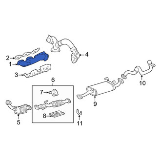 Toyota OE - Right Exhaust Manifold