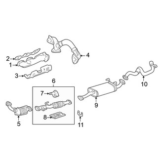 Toyota OE - Exhaust System - Exhaust Components