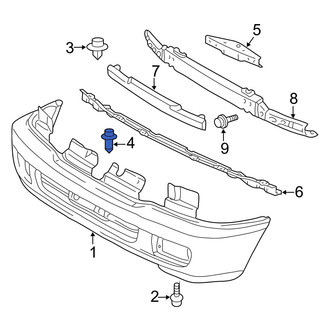 Toyota OE - Bumper Cover Retainer